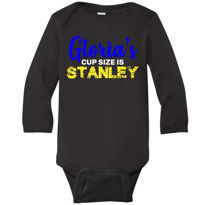 Gloria's Cup size is Stanley Baby Long Sleeve Bodysuit