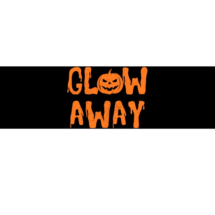 Glow Away Bumper Sticker