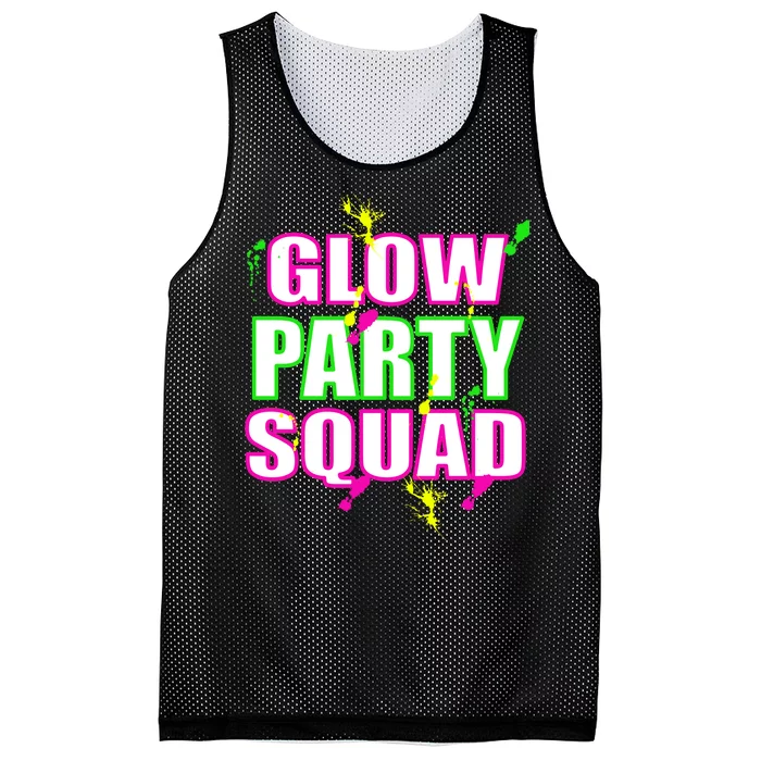 Glow Party Squad Mesh Reversible Basketball Jersey Tank