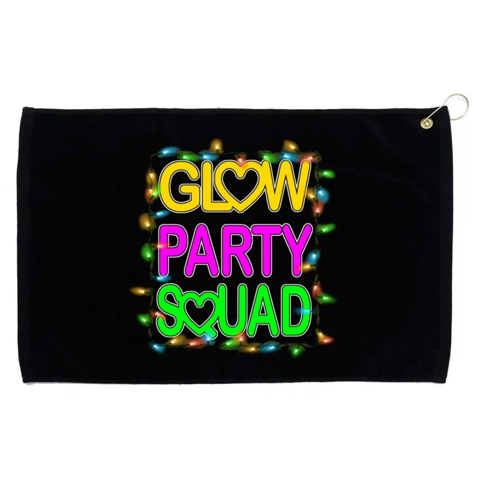 Glow Party Squad1 Grommeted Golf Towel