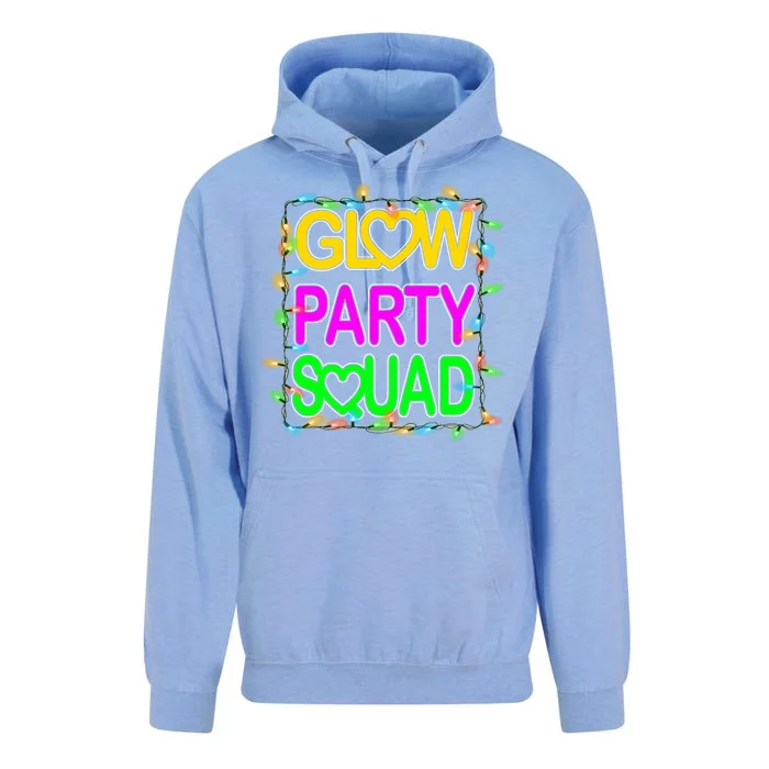 Glow Party Squad1 Unisex Surf Hoodie