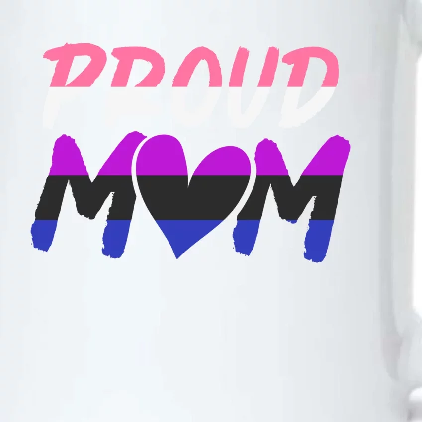 Genderfluid Lgbtq Proud Mom Pride Month Queer Equality Lgbt Gift Black Color Changing Mug