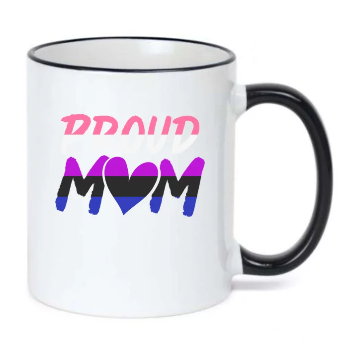 Genderfluid Lgbtq Proud Mom Pride Month Queer Equality Lgbt Gift Black Color Changing Mug