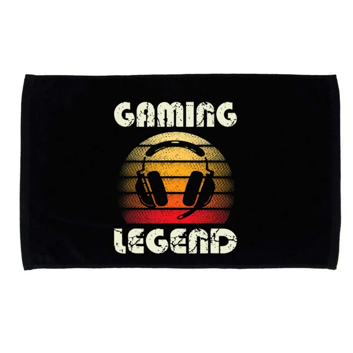 Gaming Legend PC Gamer Video Games Boys Teens Vintage Microfiber Hand Towel