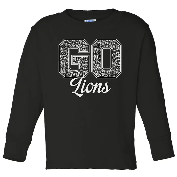 Go Lions Pride Brooks Toddler Long Sleeve Shirt