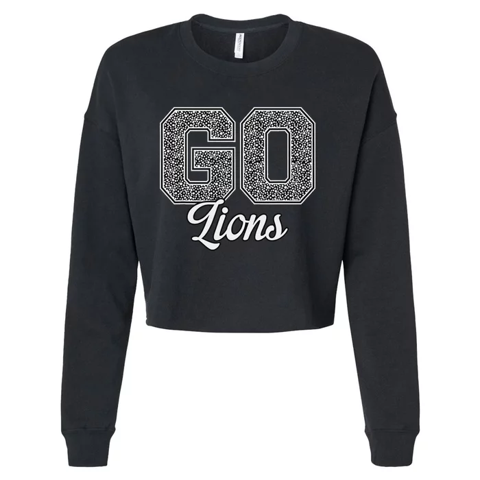 Go Lions Pride Brooks Cropped Pullover Crew