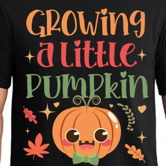 Growing Little Pumpkin Thanksgiving Pregnancy Announcet Gift Pajama Set