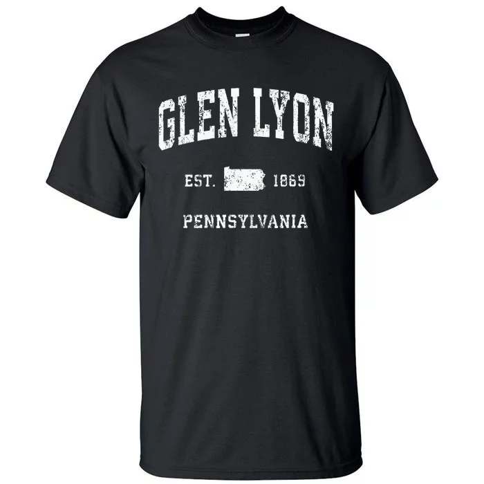 Glen Lyon Pennsylvania PA Vintage Athletic Sports Tall T-Shirt