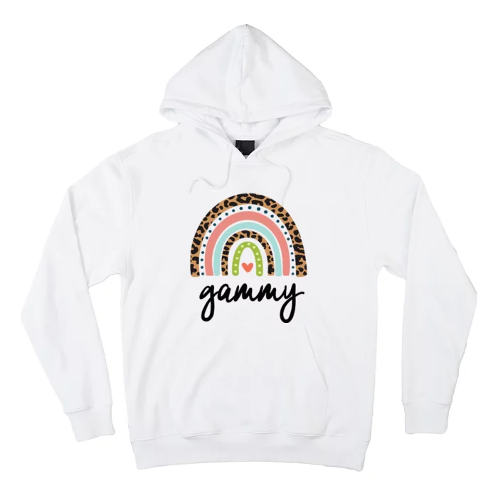 gammy Leopard Rainbow Mothers Day Hoodie