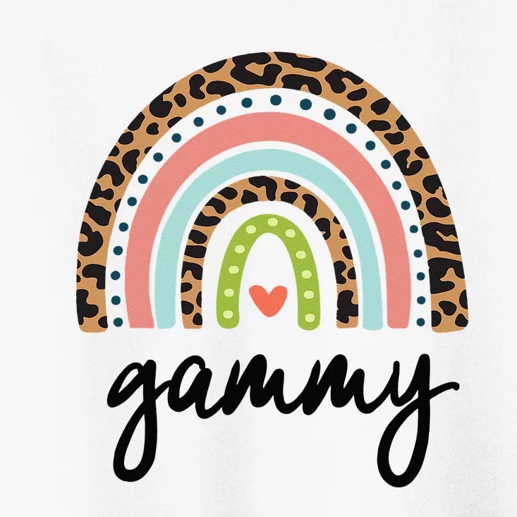 gammy Leopard Rainbow Mothers Day Toddler T-Shirt