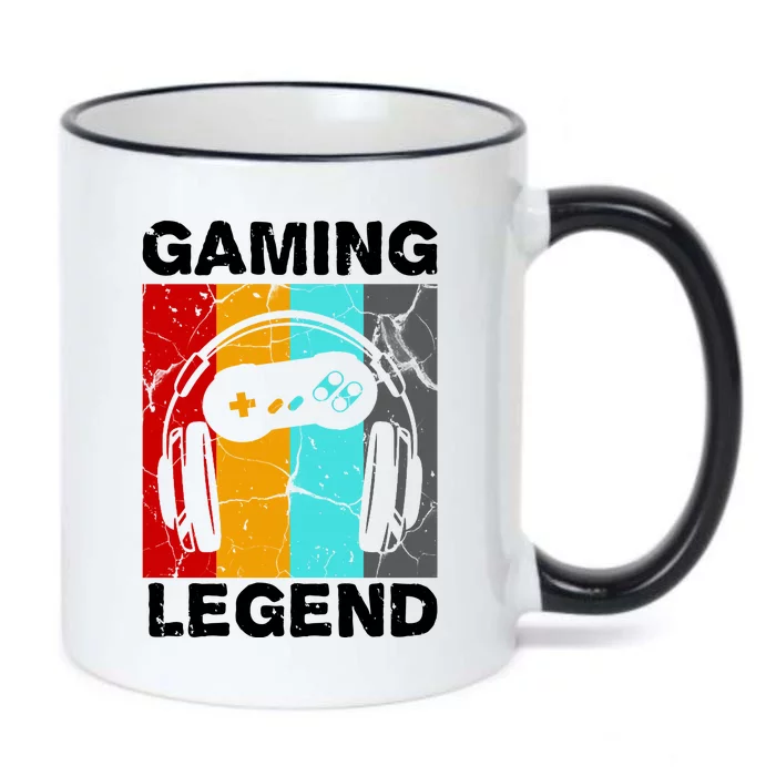 Gaming Legend Retro Black Color Changing Mug