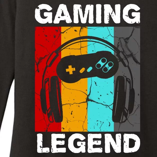 Gaming Legend Retro Womens CVC Long Sleeve Shirt