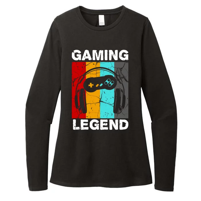 Gaming Legend Retro Womens CVC Long Sleeve Shirt