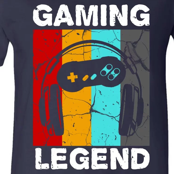 Gaming Legend Retro V-Neck T-Shirt