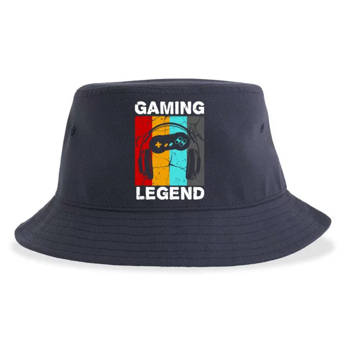 Gaming Legend Retro Sustainable Bucket Hat