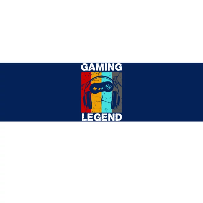 Gaming Legend Retro Bumper Sticker