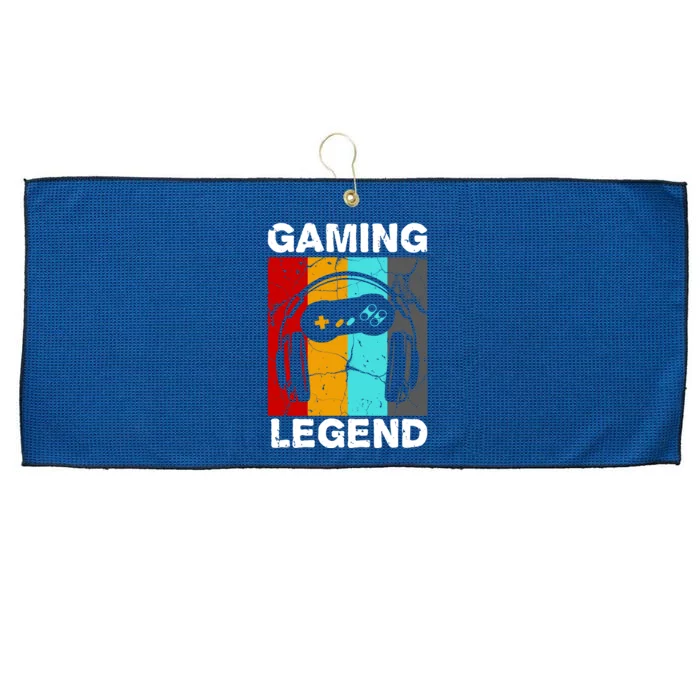 Gaming Legend Retro Large Microfiber Waffle Golf Towel