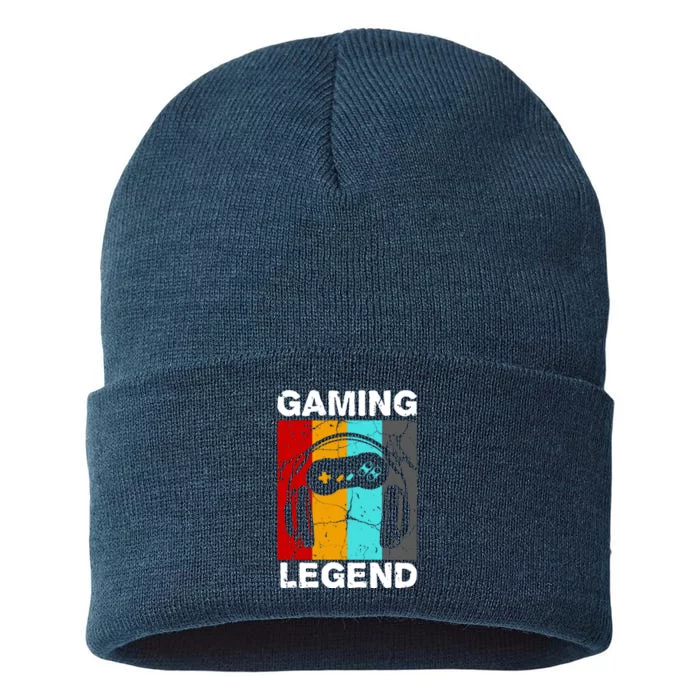 Gaming Legend Retro Sustainable Knit Beanie