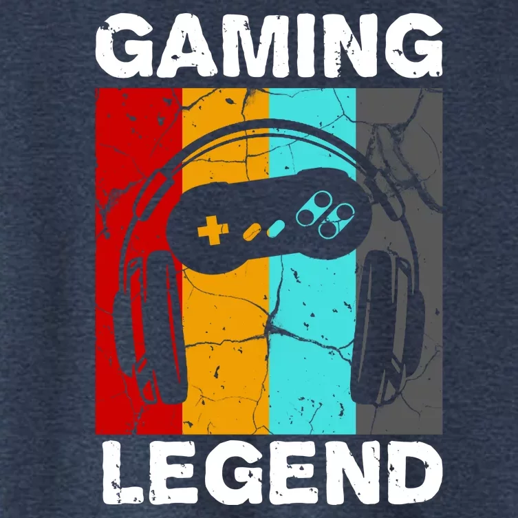 Gaming Legend Retro Women's Crop Top Tee