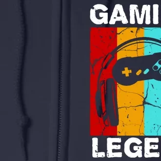 Gaming Legend Retro Full Zip Hoodie