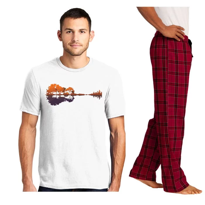 Guitar Lake Reflections Music And Guitar Lover Guitar Pajama Set