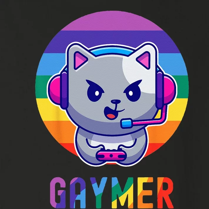 Gaymer LGBT Rainbow Gay Video Game Lovers Gift Cat Pride Toddler Long Sleeve Shirt