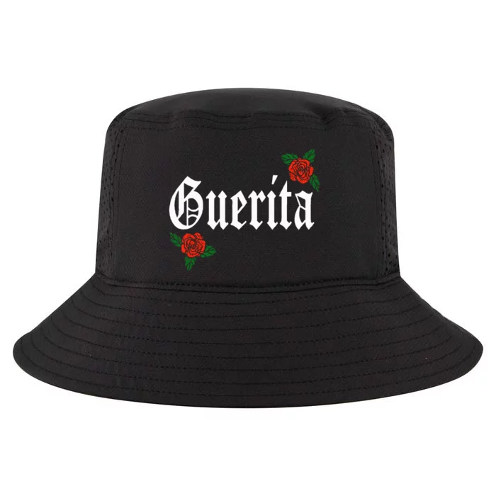 Guerita Latina Roses Floral Cool Comfort Performance Bucket Hat