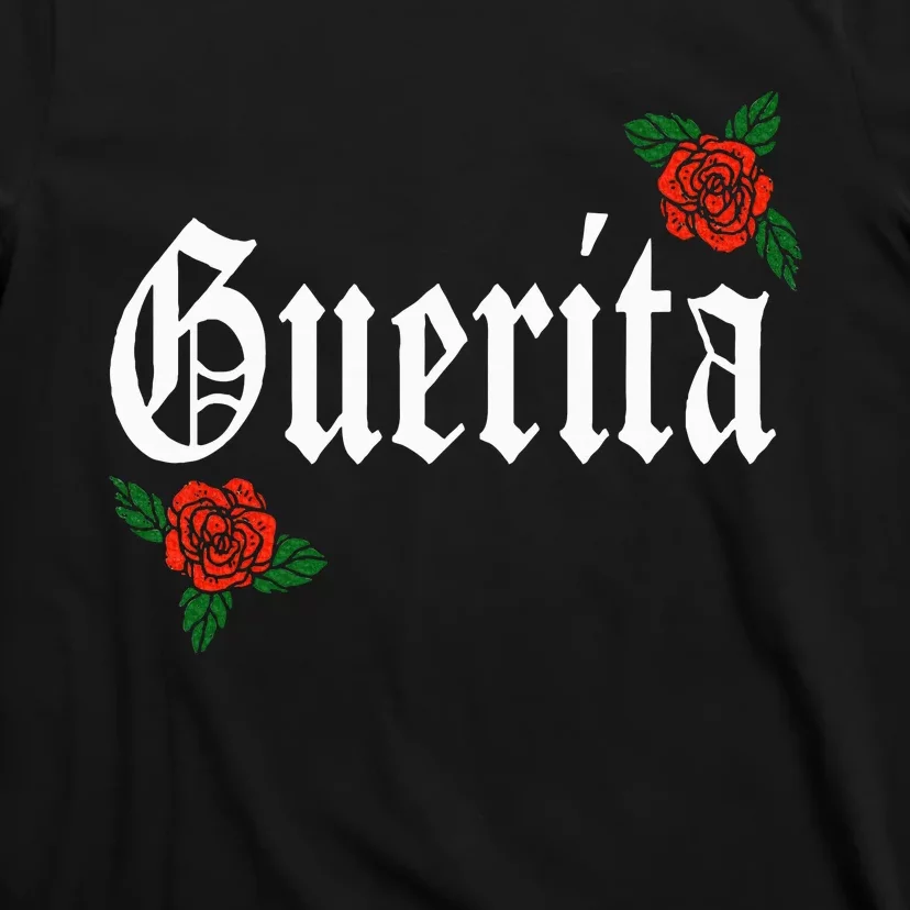 Guerita Latina Roses Floral T-Shirt