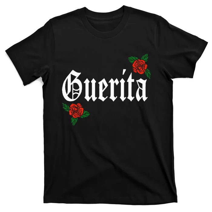 Guerita Latina Roses Floral T-Shirt