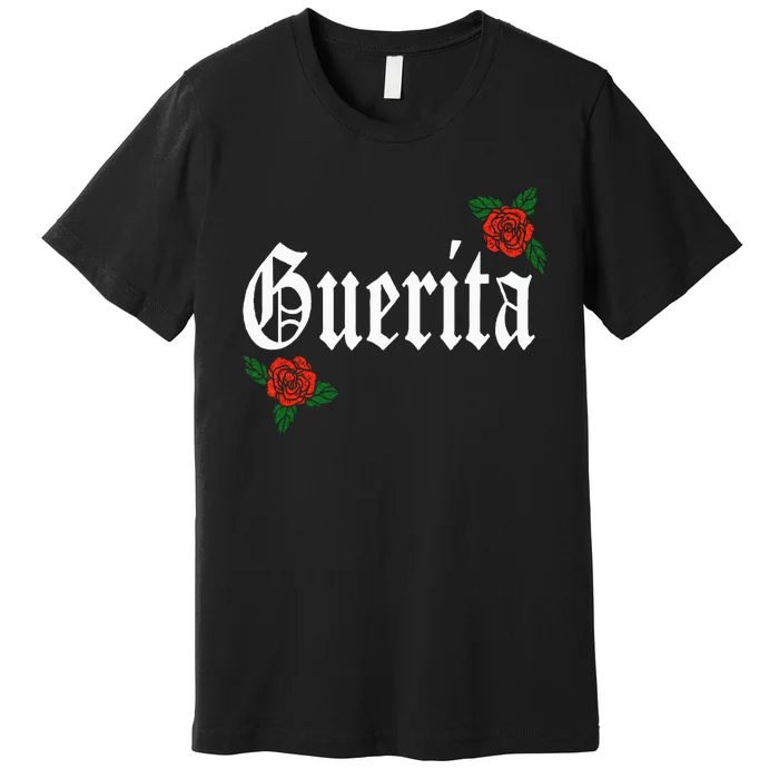 Guerita Latina Roses Floral Premium T-Shirt