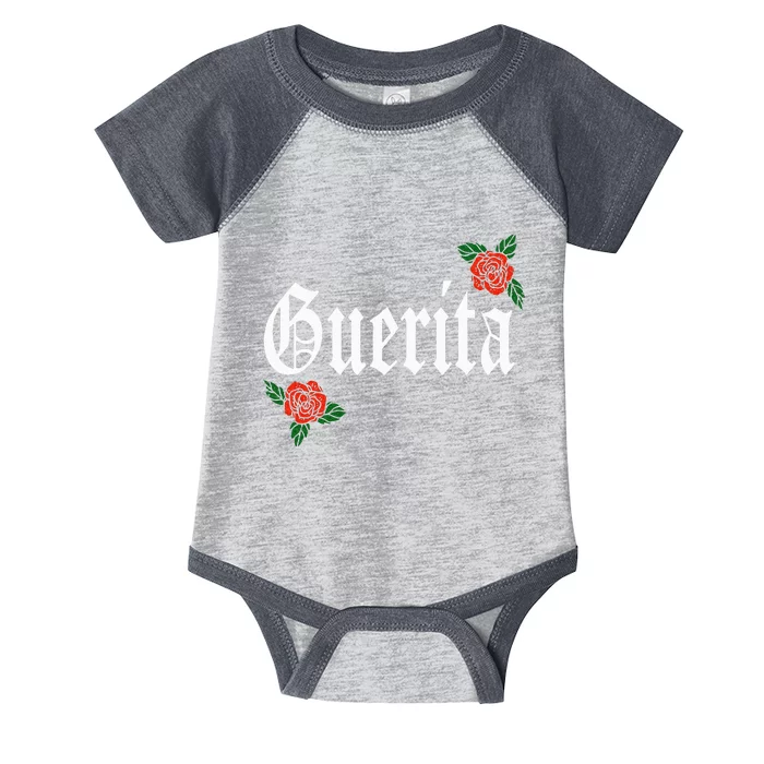 Guerita Latina Roses Floral Infant Baby Jersey Bodysuit