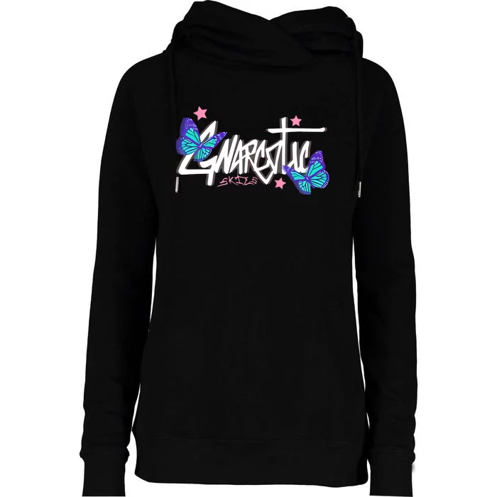 Gnarcotic Lil Skies Motion Womens Funnel Neck Pullover Hood