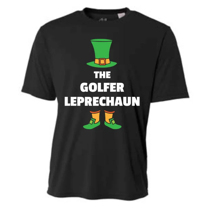 Golf Leprechaun St Patricks Day Golfer Gift Cooling Performance Crew T-Shirt