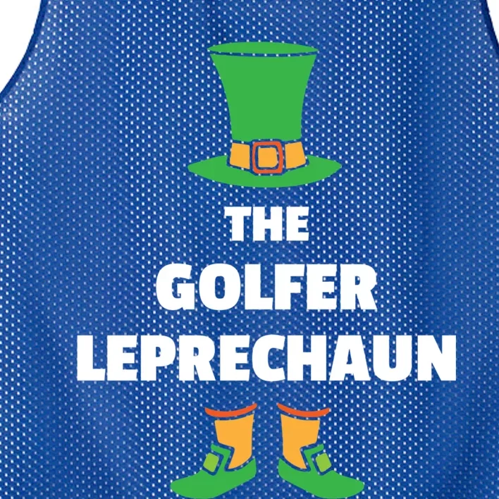 Golf Leprechaun St Patricks Day Golfer Gift Mesh Reversible Basketball Jersey Tank