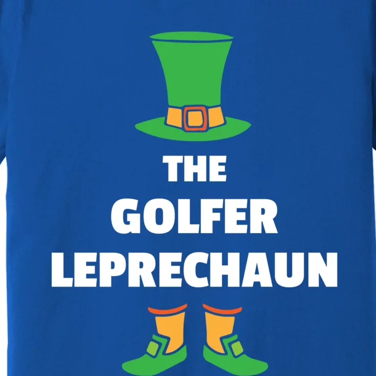 Golf Leprechaun St Patricks Day Golfer Gift Premium T-Shirt