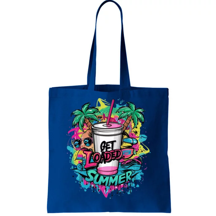 Get Loaded Summer Tea Junkie Ice Tea Dye Summer Vibes Gift Tote Bag