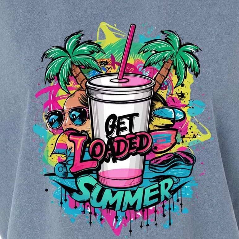 Get Loaded Summer Tea Junkie Ice Tea Dye Summer Vibes Gift Garment-Dyed Women's Muscle Tee