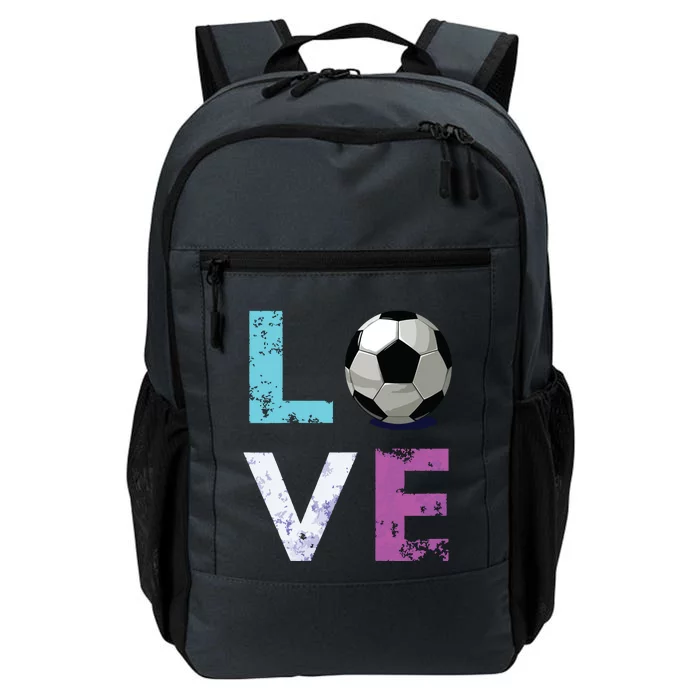 Girl Love Soccer Best Fun Birthday Gift Daily Commute Backpack