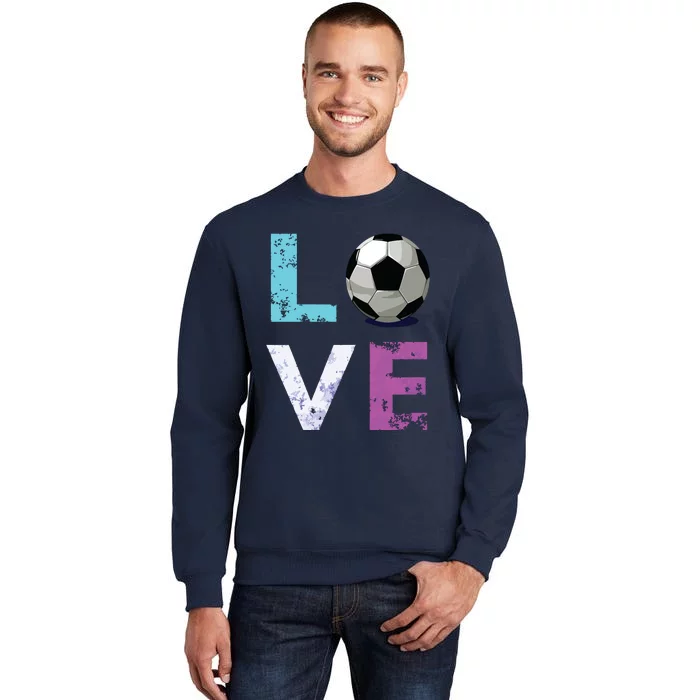 Girl Love Soccer Best Fun Birthday Gift Sweatshirt