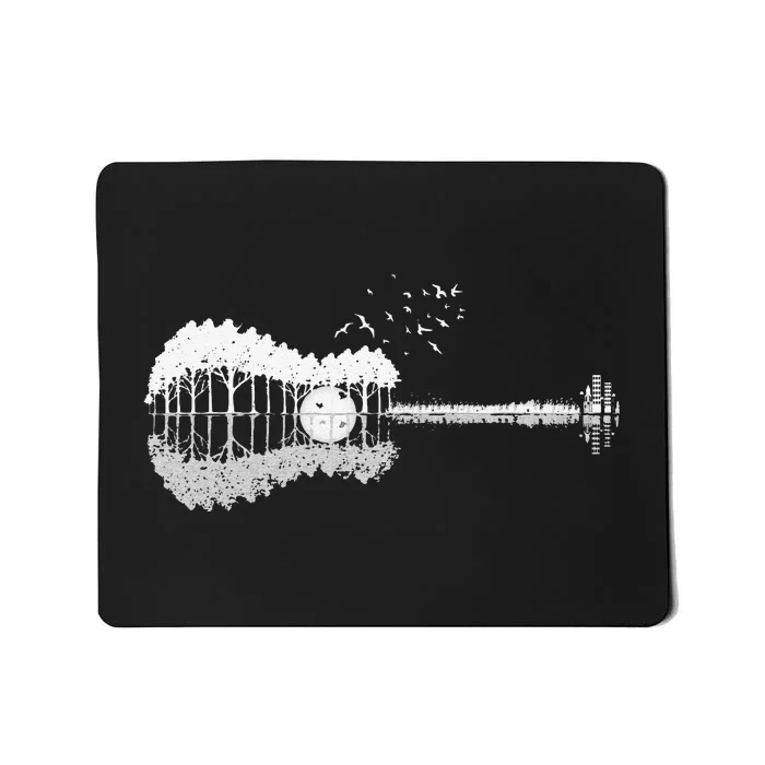 Guitar Lake Shadow Love Guitar Musician Mousepad