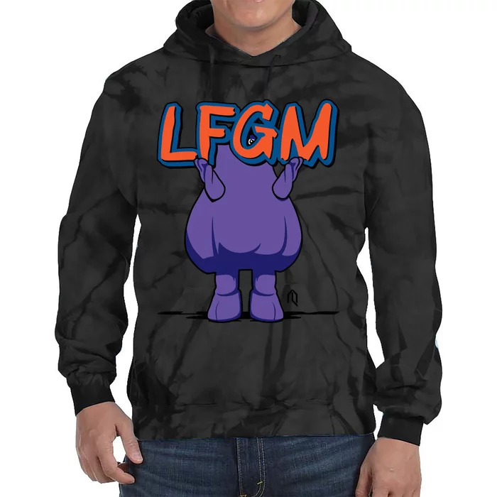 G.R.I.M.A.C.E Lfgm Sign Tie Dye Hoodie