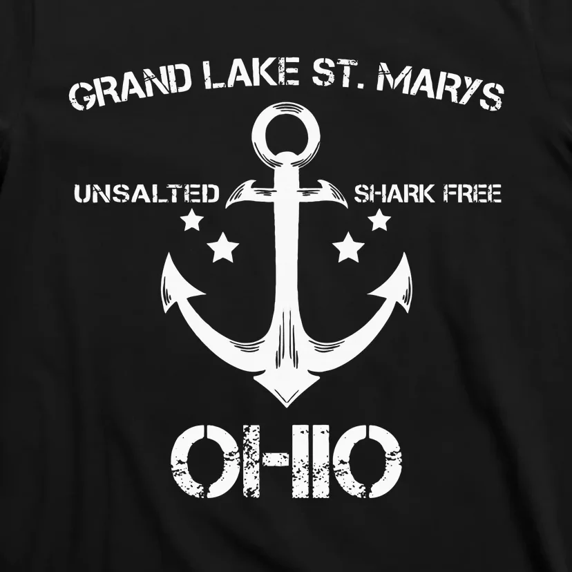 Grand Lake St. Marys Ohio Funny Fishing Camping T-Shirt