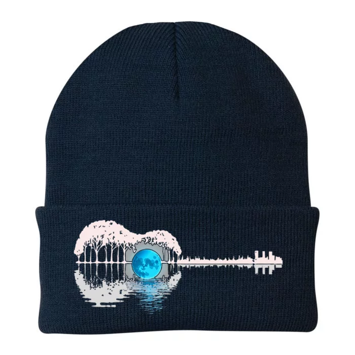 Guitar Lake Shadow Love Guitar Musician Knit Cap Winter Beanie