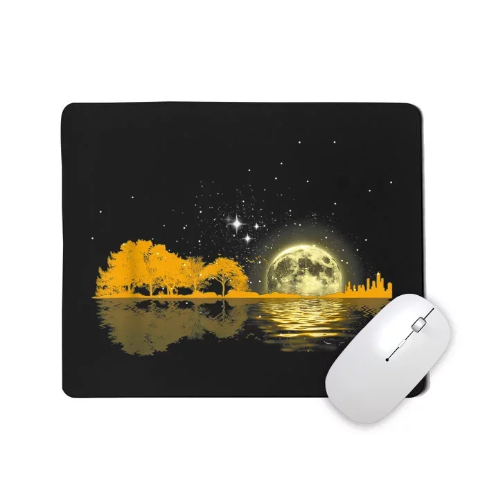 Guitar Lake Shadow Love Guitar Musician Mousepad