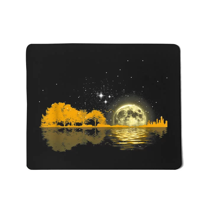 Guitar Lake Shadow Love Guitar Musician Mousepad