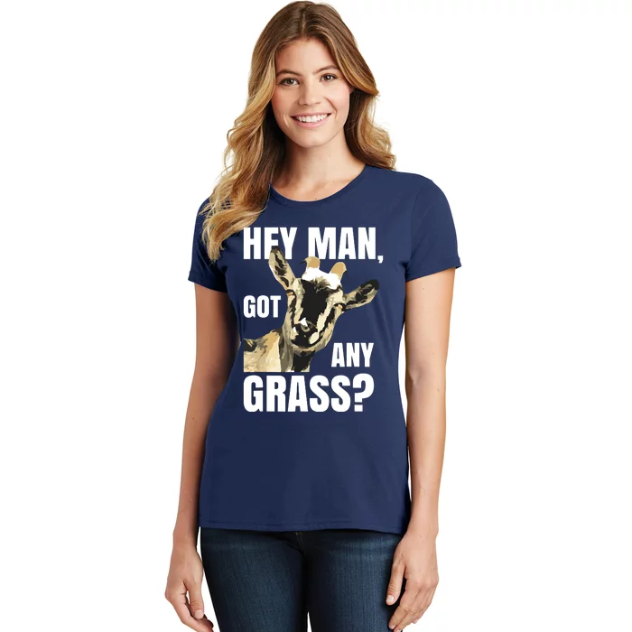 Goat Lovers Shirts Farm Animal Pun Pets Meme Funny Goat Women's T-Shirt