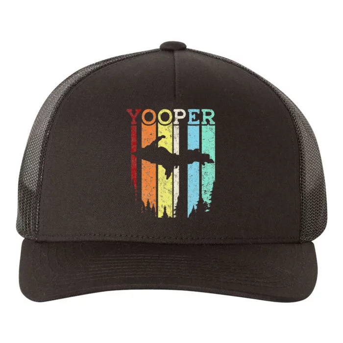 Great Lakes State Michigan Vacation Yooper Family Vacation Yupoong Adult 5-Panel Trucker Hat