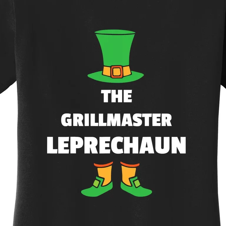 Grilling Leprechaun St. Patricks Day Grillmaster Women's T-Shirt