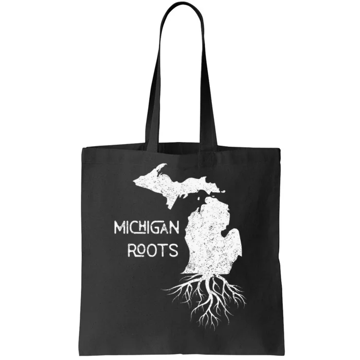 Great Lakes State Michigan Roots Yooper Native Michiganian Tote Bag