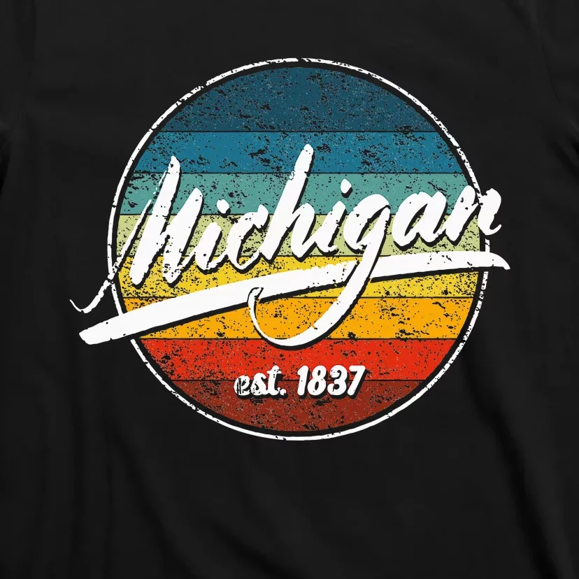 Great Lakes State Michigan Yooper Michiganian Vacation T-Shirt